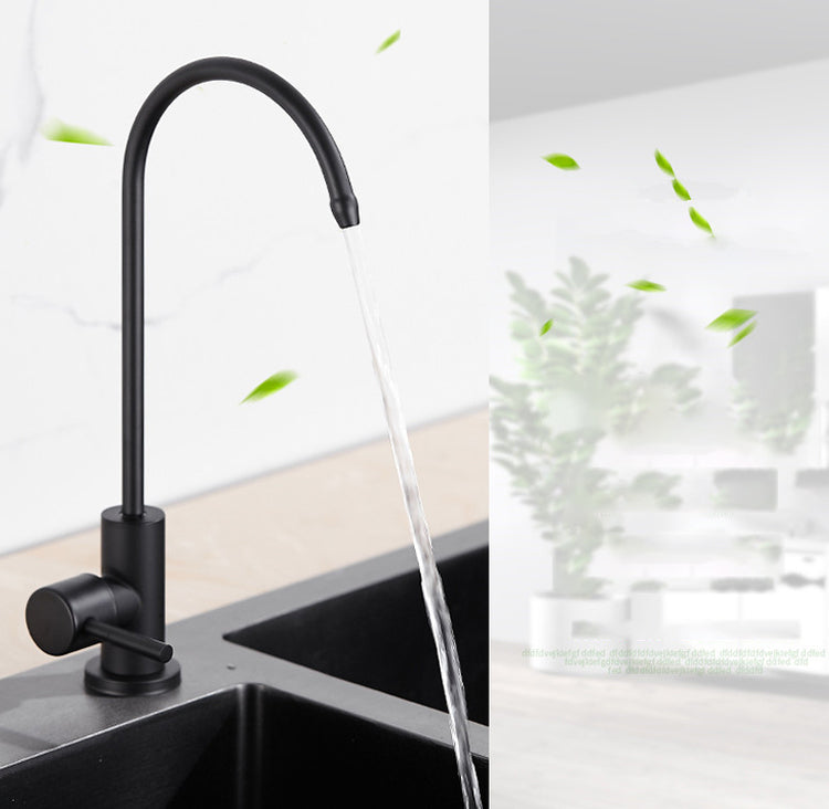 Modern 1-Handle Bar Faucet Standard Kitchen Faucet in Silver Clearhalo 'Home Improvement' 'home_improvement' 'home_improvement_kitchen_faucets' 'Kitchen Faucets' 'Kitchen Remodel & Kitchen Fixtures' 'Kitchen Sinks & Faucet Components' 'kitchen_faucets' 6577617