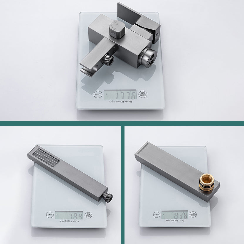 Floor Mounted Metal Freestanding Tub Filler Waterfall Freestanding Bathtub Faucet Clearhalo 'Bathroom Remodel & Bathroom Fixtures' 'Bathtub Faucets' 'bathtub_faucets' 'Home Improvement' 'home_improvement' 'home_improvement_bathtub_faucets' 6577776