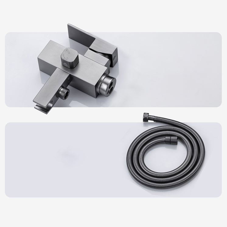 Floor Mounted Metal Freestanding Tub Filler Waterfall Freestanding Bathtub Faucet Clearhalo 'Bathroom Remodel & Bathroom Fixtures' 'Bathtub Faucets' 'bathtub_faucets' 'Home Improvement' 'home_improvement' 'home_improvement_bathtub_faucets' 6577779