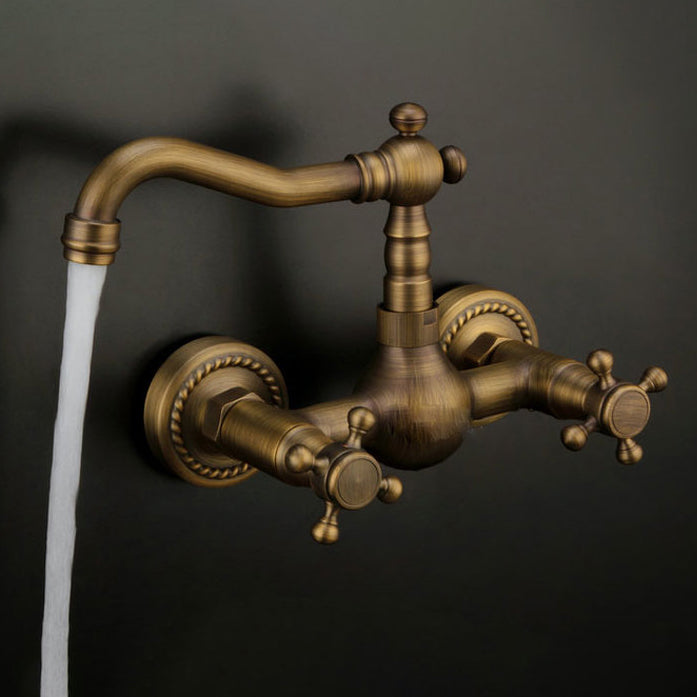 Traditional Wall Mounted Copper Claw Foot Tub Faucet Trim Low Arc Claw Foot Tub Faucet Clearhalo 'Bathroom Remodel & Bathroom Fixtures' 'Bathtub Faucets' 'bathtub_faucets' 'Home Improvement' 'home_improvement' 'home_improvement_bathtub_faucets' 6577885