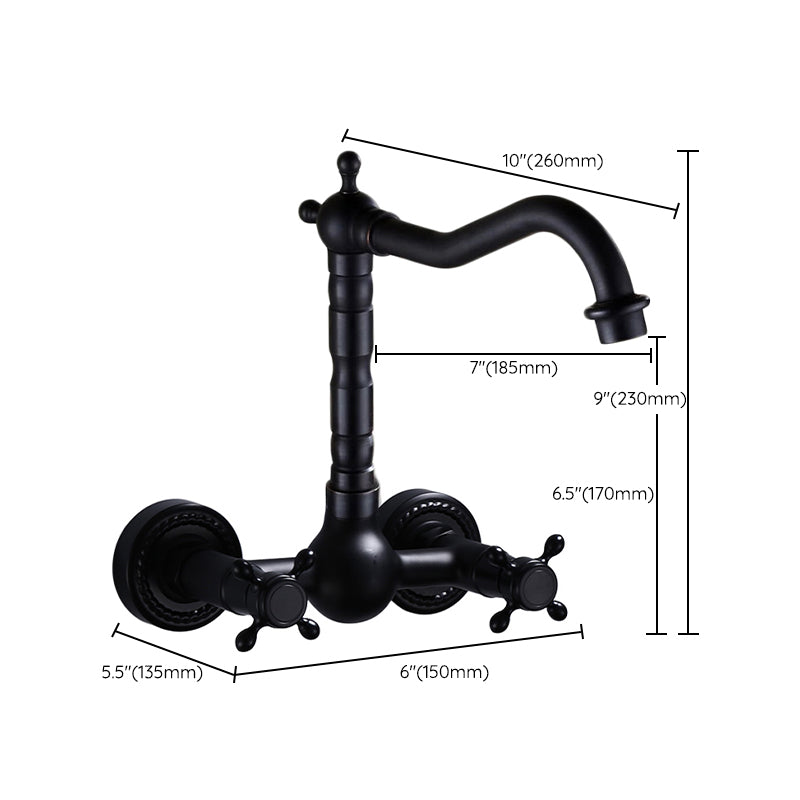 Traditional Wall Mounted Metal Tub Filler Low Arc Waterfall Bathroom Faucet Clearhalo 'Bathroom Remodel & Bathroom Fixtures' 'Bathtub Faucets' 'bathtub_faucets' 'Home Improvement' 'home_improvement' 'home_improvement_bathtub_faucets' 6577932
