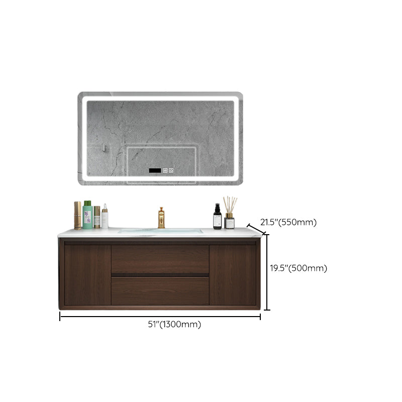 Bathroom Vanity Set Ceramic Sink Drawers Storage Shelf Sink Vanity with Faucet Clearhalo 'Bathroom Remodel & Bathroom Fixtures' 'Bathroom Vanities' 'bathroom_vanities' 'Home Improvement' 'home_improvement' 'home_improvement_bathroom_vanities' 6578191