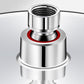 Contemporary Shower Head Combo Rain Fall Chrome Wall-Mount Shower Head Clearhalo 'Bathroom Remodel & Bathroom Fixtures' 'Home Improvement' 'home_improvement' 'home_improvement_shower_heads' 'Shower Heads' 'shower_heads' 'Showers & Bathtubs Plumbing' 'Showers & Bathtubs' 6578400