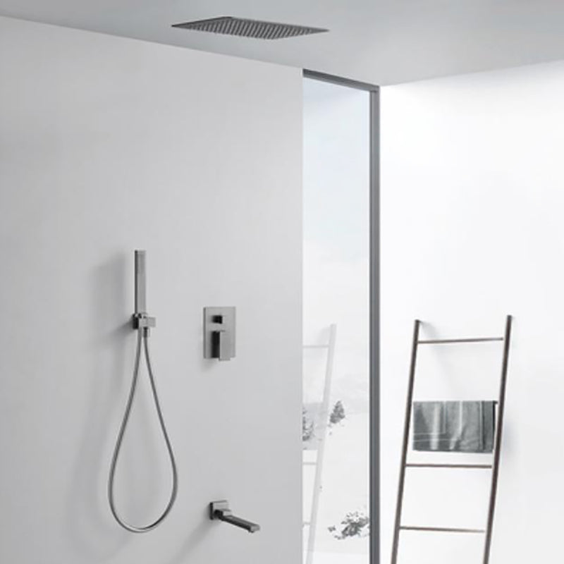 Shower System Massage Jet Lever Handheld Shower Head Shower Combo 3 Shower Arm Not Included Clearhalo 'Bathroom Remodel & Bathroom Fixtures' 'Home Improvement' 'home_improvement' 'home_improvement_shower_faucets' 'Shower Faucets & Systems' 'shower_faucets' 'Showers & Bathtubs Plumbing' 'Showers & Bathtubs' 6578431