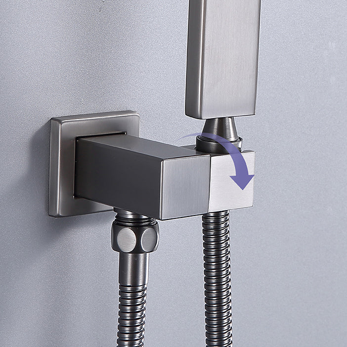 Shower System Massage Jet Lever Handheld Shower Head Shower Combo Clearhalo 'Bathroom Remodel & Bathroom Fixtures' 'Home Improvement' 'home_improvement' 'home_improvement_shower_faucets' 'Shower Faucets & Systems' 'shower_faucets' 'Showers & Bathtubs Plumbing' 'Showers & Bathtubs' 6578436