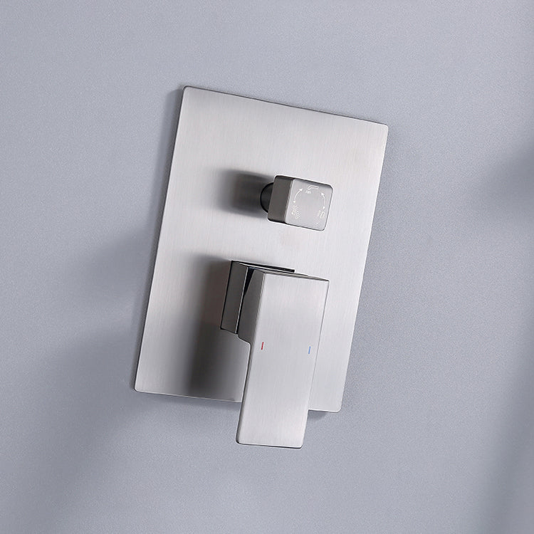 Shower System Massage Jet Lever Handheld Shower Head Shower Combo Clearhalo 'Bathroom Remodel & Bathroom Fixtures' 'Home Improvement' 'home_improvement' 'home_improvement_shower_faucets' 'Shower Faucets & Systems' 'shower_faucets' 'Showers & Bathtubs Plumbing' 'Showers & Bathtubs' 6578440