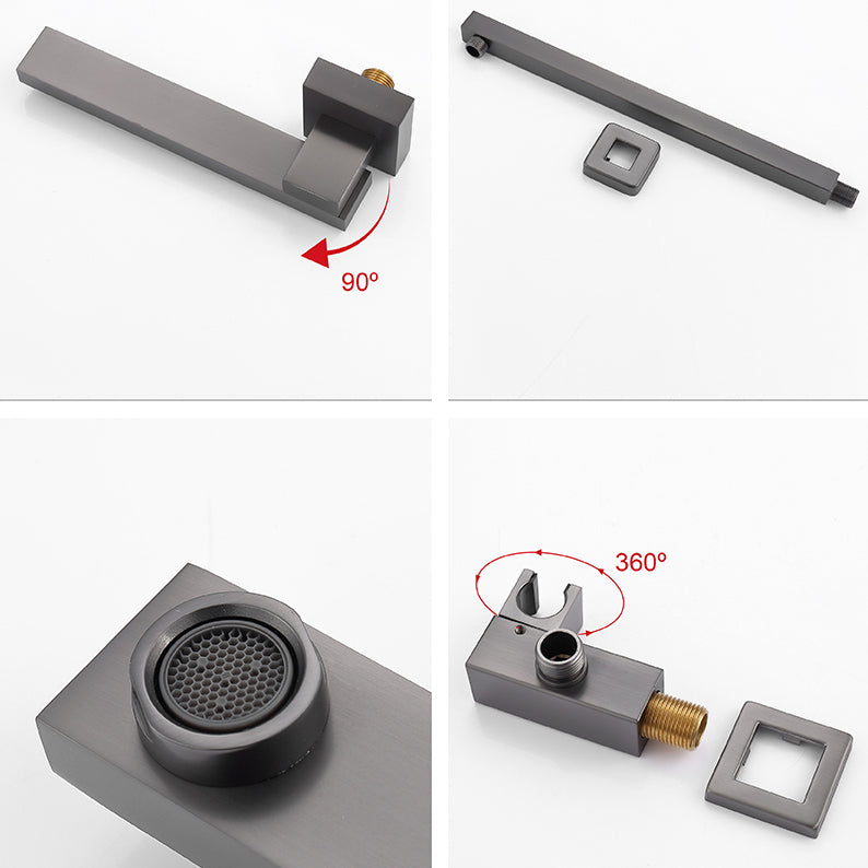 Shower System Massage Jet Lever Handheld Shower Head Shower Combo Clearhalo 'Bathroom Remodel & Bathroom Fixtures' 'Home Improvement' 'home_improvement' 'home_improvement_shower_faucets' 'Shower Faucets & Systems' 'shower_faucets' 'Showers & Bathtubs Plumbing' 'Showers & Bathtubs' 6578442