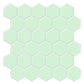 Peel and Stick Wall Tile Water Resistant Hexagonal PVC Peel and Stick Wall Tile Green Clearhalo 'Flooring 'Home Improvement' 'home_improvement' 'home_improvement_peel_stick_blacksplash' 'Peel & Stick Backsplash Tile' 'peel_stick_blacksplash' 'Walls & Ceilings' Walls and Ceiling' 6578504