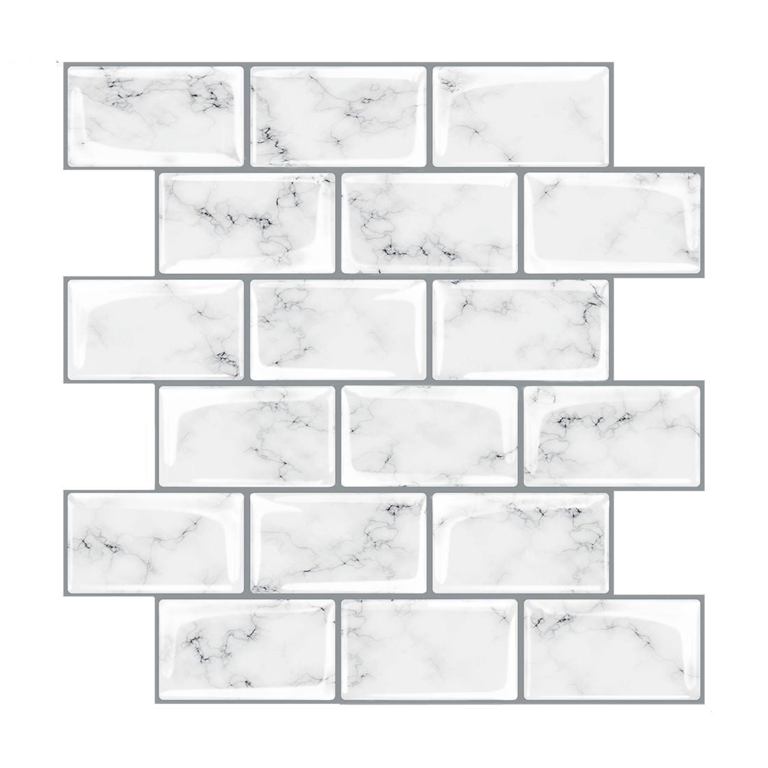 Peel and Stick Tiles Rectangle Stain Resistant PVC Subway Peel and Stick Tiles for Kitchen Ivory Clearhalo 'Flooring 'Home Improvement' 'home_improvement' 'home_improvement_peel_stick_blacksplash' 'Peel & Stick Backsplash Tile' 'peel_stick_blacksplash' 'Walls & Ceilings' Walls and Ceiling' 6578516