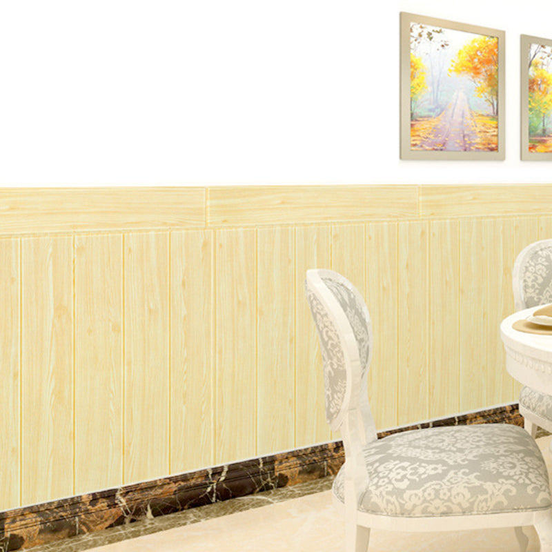 Modern Wood Paneling Smooth Wall Interior Wood Plank Set of 2 Natural 0.2" 20-Piece Set Clearhalo 'Flooring 'Home Improvement' 'home_improvement' 'home_improvement_wall_paneling' 'Wall Paneling' 'wall_paneling' 'Walls & Ceilings' Walls and Ceiling' 6578642
