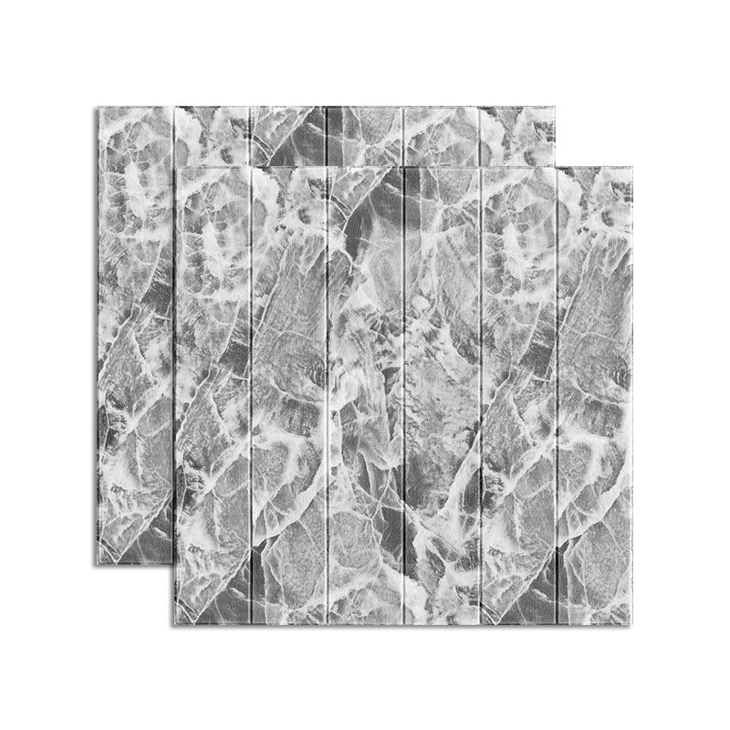 Modern Wood Paneling Smooth Wall Interior Wood Plank Set of 2 Black White 0.2" Clearhalo 'Flooring 'Home Improvement' 'home_improvement' 'home_improvement_wall_paneling' 'Wall Paneling' 'wall_paneling' 'Walls & Ceilings' Walls and Ceiling' 6578657