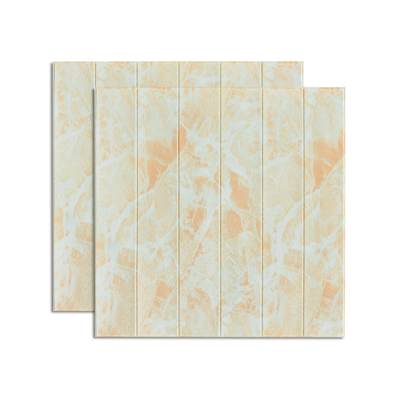 Modern Wood Paneling Smooth Wall Interior Wood Plank Set of 2 Light Yellow 0.2" Clearhalo 'Flooring 'Home Improvement' 'home_improvement' 'home_improvement_wall_paneling' 'Wall Paneling' 'wall_paneling' 'Walls & Ceilings' Walls and Ceiling' 6578659