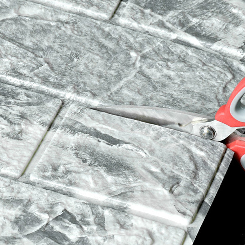 Farmhouse Wall Plank 3D Brick Bedroom and Living Room Wall Panels Set of 2 Clearhalo 'Flooring 'Home Improvement' 'home_improvement' 'home_improvement_wall_paneling' 'Wall Paneling' 'wall_paneling' 'Walls & Ceilings' Walls and Ceiling' 6578712