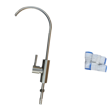 Modern 1-Handle Bar Faucet 1 Hole Drinking Water Dispenser Beverage Kitchen Faucet Silver Clearhalo 'Home Improvement' 'home_improvement' 'home_improvement_kitchen_faucets' 'Kitchen Faucets' 'Kitchen Remodel & Kitchen Fixtures' 'Kitchen Sinks & Faucet Components' 'kitchen_faucets' 6585193