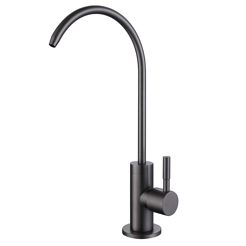 Modern 1-Handle Bar Faucet 1 Hole Drinking Water Dispenser Beverage Kitchen Faucet Clearhalo 'Home Improvement' 'home_improvement' 'home_improvement_kitchen_faucets' 'Kitchen Faucets' 'Kitchen Remodel & Kitchen Fixtures' 'Kitchen Sinks & Faucet Components' 'kitchen_faucets' 6585196