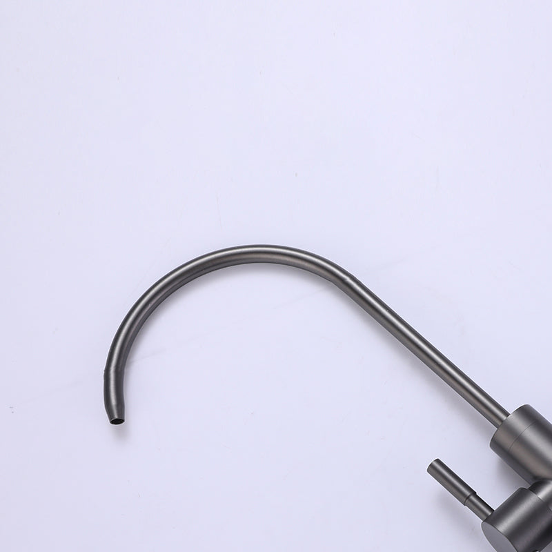 Modern 1-Handle Bar Faucet 1 Hole Drinking Water Dispenser Beverage Kitchen Faucet Clearhalo 'Home Improvement' 'home_improvement' 'home_improvement_kitchen_faucets' 'Kitchen Faucets' 'Kitchen Remodel & Kitchen Fixtures' 'Kitchen Sinks & Faucet Components' 'kitchen_faucets' 6585198