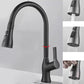 Modern Kitchen Faucet Pull down Sprayer Bar Faucet with Handle and Supply Line Black Spray Clearhalo 'Home Improvement' 'home_improvement' 'home_improvement_kitchen_faucets' 'Kitchen Faucets' 'Kitchen Remodel & Kitchen Fixtures' 'Kitchen Sinks & Faucet Components' 'kitchen_faucets' 6585206
