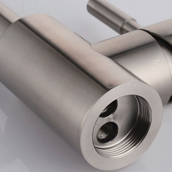 Modern Standard Kitchen Faucet 1-Handle Bar Faucet with Accessories Clearhalo 'Home Improvement' 'home_improvement' 'home_improvement_kitchen_faucets' 'Kitchen Faucets' 'Kitchen Remodel & Kitchen Fixtures' 'Kitchen Sinks & Faucet Components' 'kitchen_faucets' 6585251