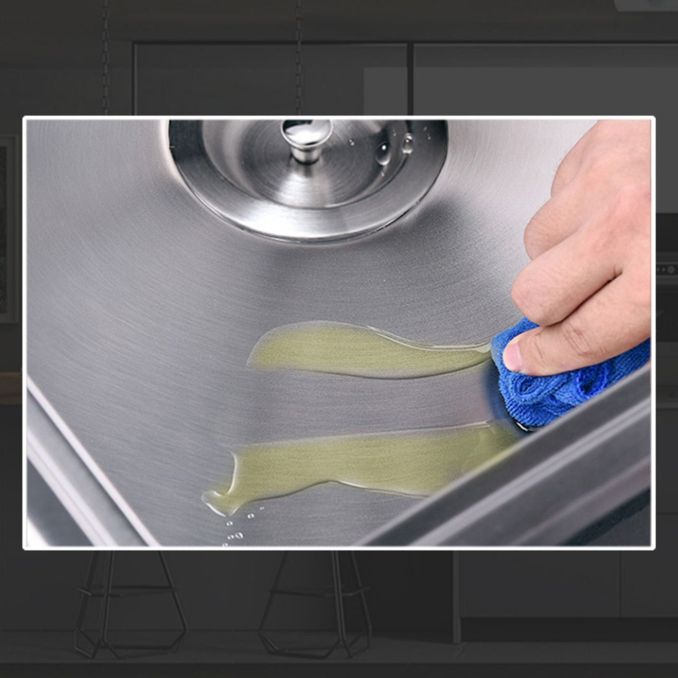 Rectangle 2 Holes Kitchen Sink Stainless Steel Double Basin Sink Clearhalo 'Home Improvement' 'home_improvement' 'home_improvement_kitchen_sinks' 'Kitchen Remodel & Kitchen Fixtures' 'Kitchen Sinks & Faucet Components' 'Kitchen Sinks' 'kitchen_sinks' 6585344