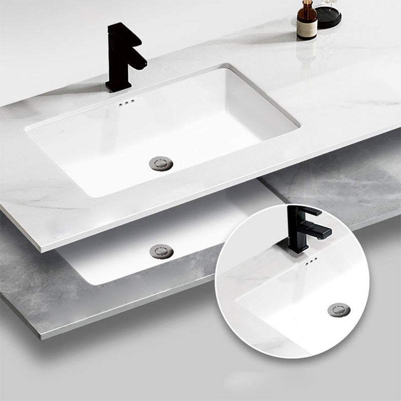 Gorgeous Vanity Sink Wooden Wall-Mounted Standard Vanity Cabinet with Mirror Cabinet Clearhalo 'Bathroom Remodel & Bathroom Fixtures' 'Bathroom Vanities' 'bathroom_vanities' 'Home Improvement' 'home_improvement' 'home_improvement_bathroom_vanities' 6585508