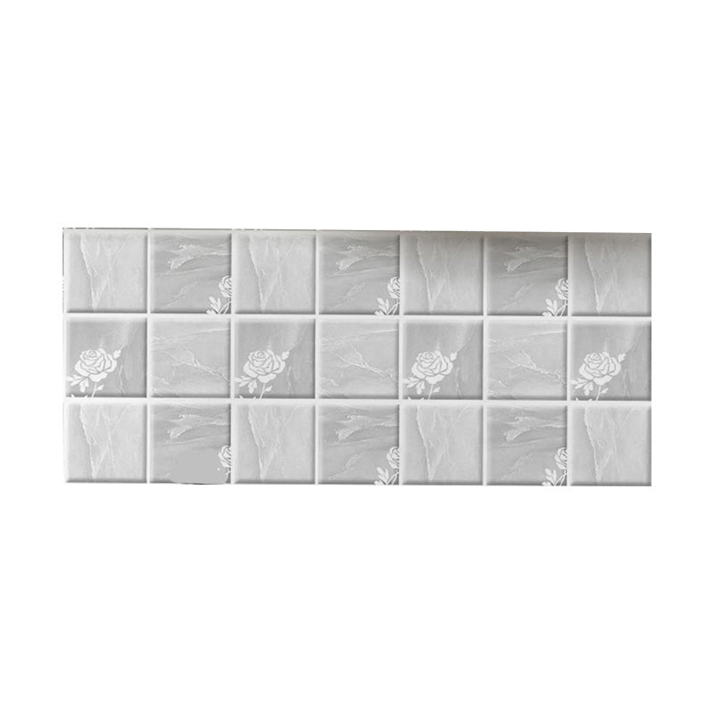 Peel and Stick Wall Tile Plastic Square Mosaic Waterproof Peel and Stick Wall Tile Clearhalo 'Flooring 'Home Improvement' 'home_improvement' 'home_improvement_peel_stick_blacksplash' 'Peel & Stick Backsplash Tile' 'peel_stick_blacksplash' 'Walls & Ceilings' Walls and Ceiling' 6585623