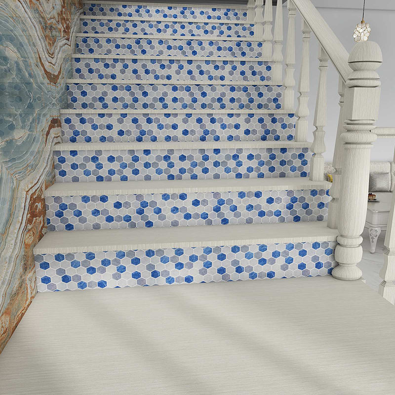 Modern Field Tile Waterproof Hexagon Pattern Peel and Stick Tile Over Tile Clearhalo 'Flooring 'Home Improvement' 'home_improvement' 'home_improvement_peel_stick_blacksplash' 'Peel & Stick Backsplash Tile' 'peel_stick_blacksplash' 'Walls & Ceilings' Walls and Ceiling' 6585642