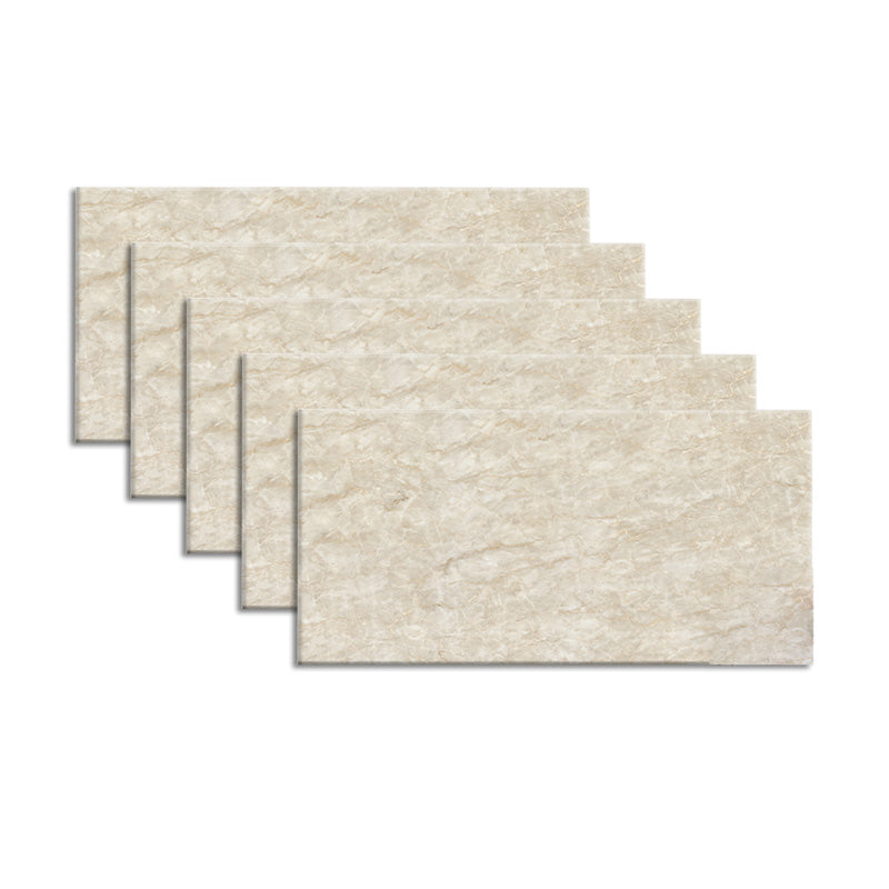 Contemporary Peel and Stick Backsplash Bathroom Field Tile Wallpaper Light Yellow Clearhalo 'Flooring 'Home Improvement' 'home_improvement' 'home_improvement_peel_stick_blacksplash' 'Peel & Stick Backsplash Tile' 'peel_stick_blacksplash' 'Walls & Ceilings' Walls and Ceiling' 6585666