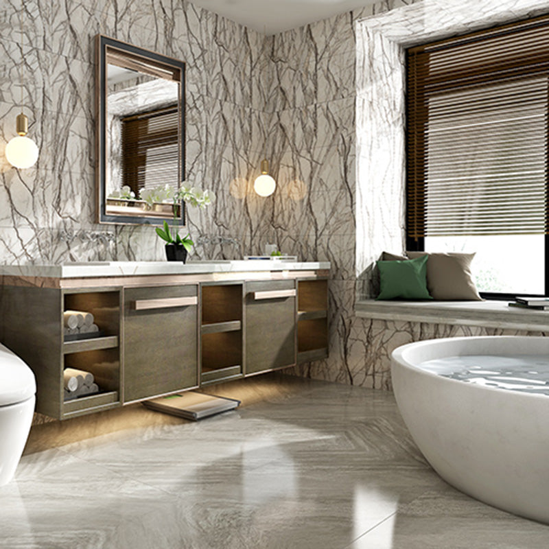 Contemporary Peel and Stick Backsplash Bathroom Field Tile Wallpaper Yellow Black 50-Piece Set Clearhalo 'Flooring 'Home Improvement' 'home_improvement' 'home_improvement_peel_stick_blacksplash' 'Peel & Stick Backsplash Tile' 'peel_stick_blacksplash' 'Walls & Ceilings' Walls and Ceiling' 6585680