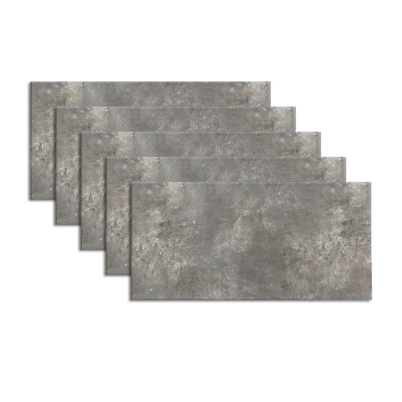 Contemporary Peel and Stick Backsplash Bathroom Field Tile Wallpaper Dark Gray Clearhalo 'Flooring 'Home Improvement' 'home_improvement' 'home_improvement_peel_stick_blacksplash' 'Peel & Stick Backsplash Tile' 'peel_stick_blacksplash' 'Walls & Ceilings' Walls and Ceiling' 6585681