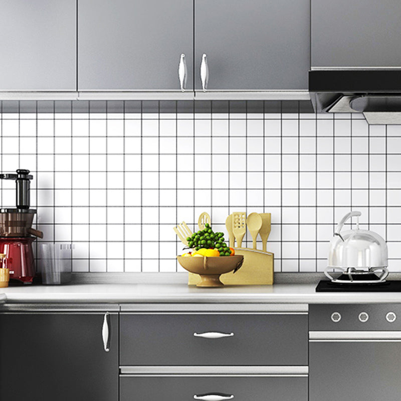 Single Tile Peel and Stick Backsplash Contemporary Kitchen Wallpaper Clearhalo 'Flooring 'Home Improvement' 'home_improvement' 'home_improvement_peel_stick_blacksplash' 'Peel & Stick Backsplash Tile' 'peel_stick_blacksplash' 'Walls & Ceilings' Walls and Ceiling' 6585702