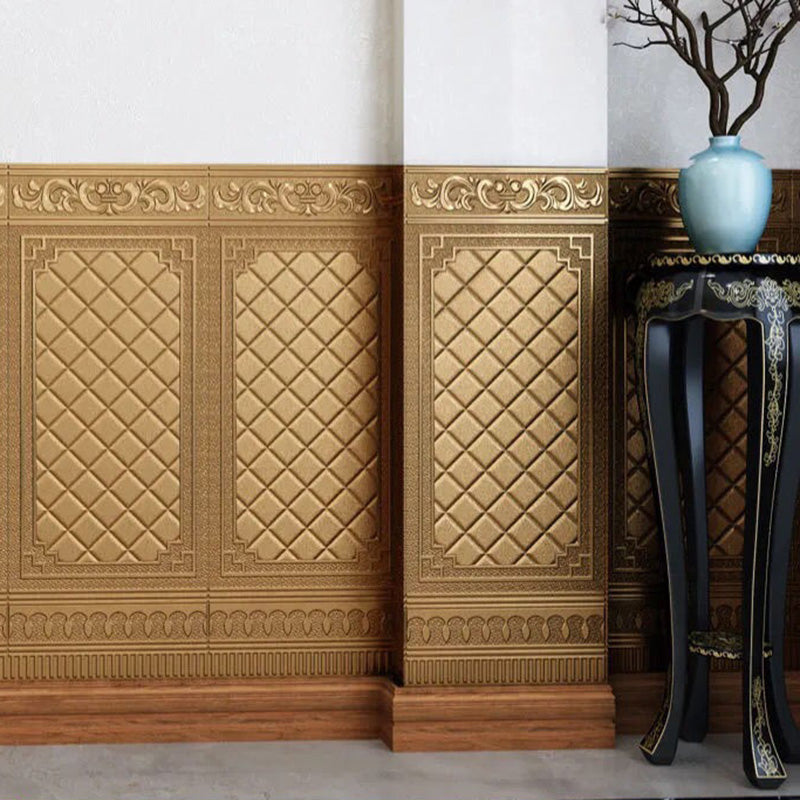 Contemporary Wall Plank 3D Print Bathroom Living Room Wall Panels Set of 10 Clearhalo 'Flooring 'Home Improvement' 'home_improvement' 'home_improvement_wall_paneling' 'Wall Paneling' 'wall_paneling' 'Walls & Ceilings' Walls and Ceiling' 6585730