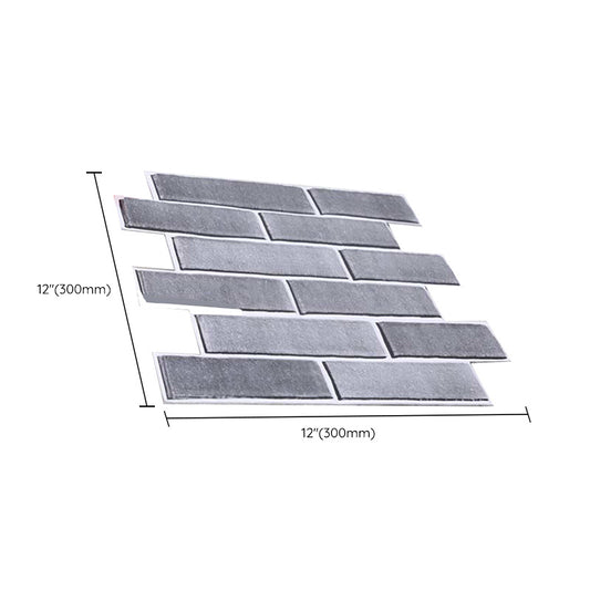 Industrial Wall Plank 3D Brick Bathroom Living Room Wall Panels Set of 5 Clearhalo 'Flooring 'Home Improvement' 'home_improvement' 'home_improvement_wall_paneling' 'Wall Paneling' 'wall_paneling' 'Walls & Ceilings' Walls and Ceiling' 6585745