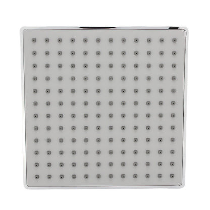 Contemporary Shower Head Combo Fixed Shower Head Chrome Ceiling Mounted Shower Head Silver Clearhalo 'Bathroom Remodel & Bathroom Fixtures' 'Home Improvement' 'home_improvement' 'home_improvement_shower_heads' 'Shower Heads' 'shower_heads' 'Showers & Bathtubs Plumbing' 'Showers & Bathtubs' 6585774