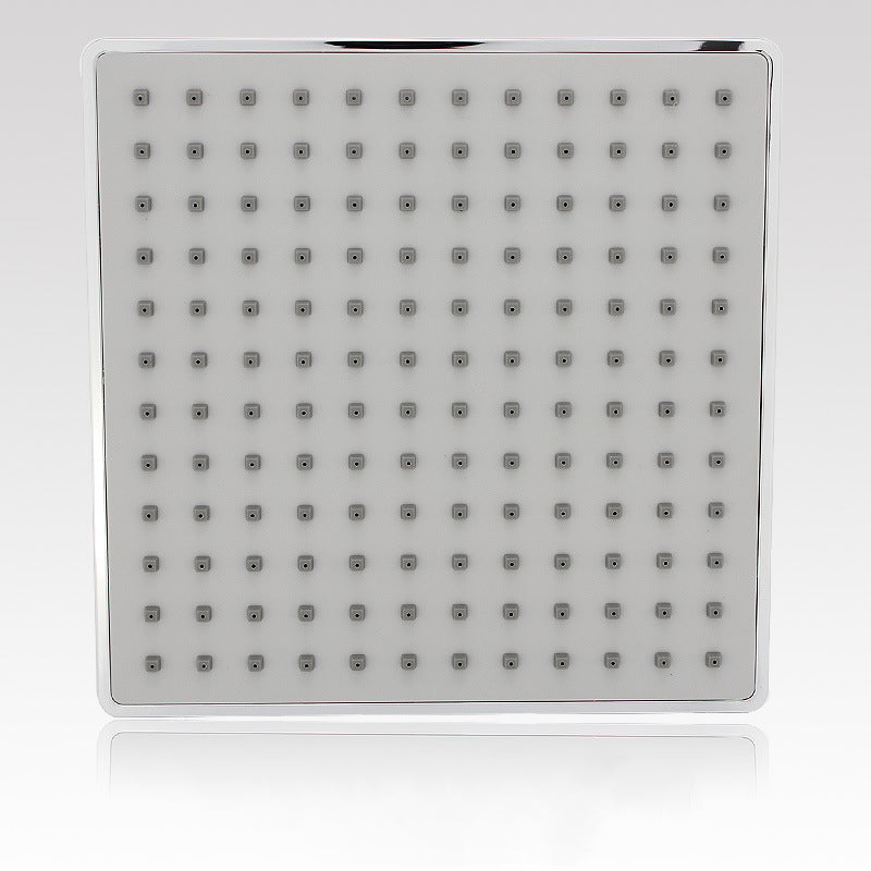 Contemporary Shower Head Combo Fixed Shower Head Chrome Ceiling Mounted Shower Head Clearhalo 'Bathroom Remodel & Bathroom Fixtures' 'Home Improvement' 'home_improvement' 'home_improvement_shower_heads' 'Shower Heads' 'shower_heads' 'Showers & Bathtubs Plumbing' 'Showers & Bathtubs' 6585776