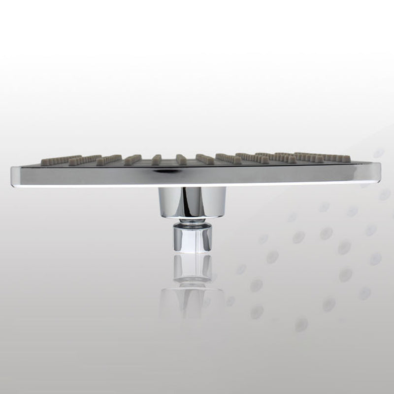 Contemporary Shower Head Combo Fixed Shower Head Chrome Ceiling Mounted Shower Head Clearhalo 'Bathroom Remodel & Bathroom Fixtures' 'Home Improvement' 'home_improvement' 'home_improvement_shower_heads' 'Shower Heads' 'shower_heads' 'Showers & Bathtubs Plumbing' 'Showers & Bathtubs' 6585780