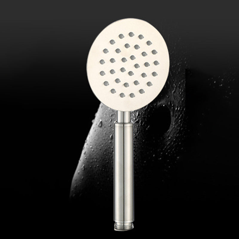 Contemporary Shower Combo Handheld Shower Head Stainless Steel Wall-Mount Shower Head Clearhalo 'Bathroom Remodel & Bathroom Fixtures' 'Home Improvement' 'home_improvement' 'home_improvement_shower_heads' 'Shower Heads' 'shower_heads' 'Showers & Bathtubs Plumbing' 'Showers & Bathtubs' 6585795