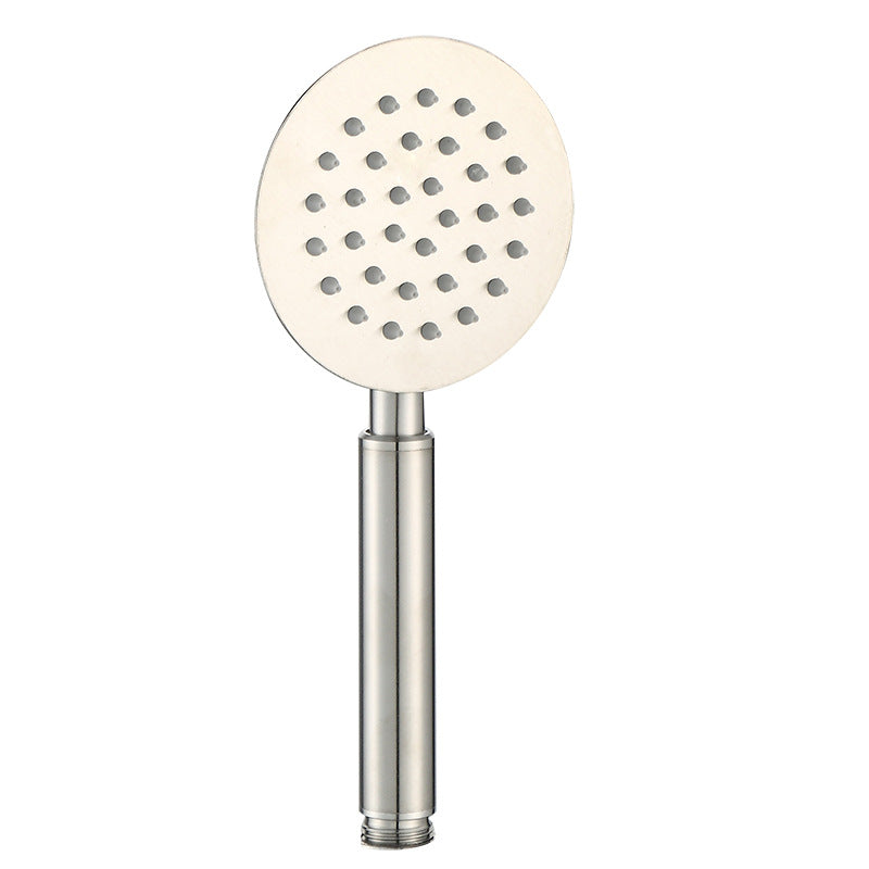 Contemporary Shower Combo Handheld Shower Head Stainless Steel Wall-Mount Shower Head Clearhalo 'Bathroom Remodel & Bathroom Fixtures' 'Home Improvement' 'home_improvement' 'home_improvement_shower_heads' 'Shower Heads' 'shower_heads' 'Showers & Bathtubs Plumbing' 'Showers & Bathtubs' 6585796