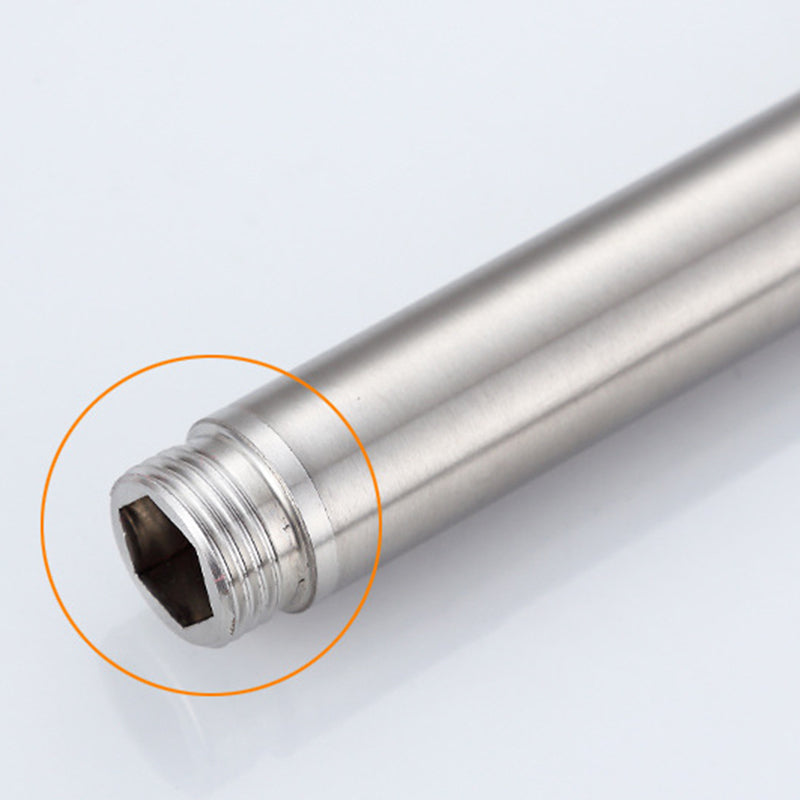 Contemporary Shower Combo Handheld Shower Head Stainless Steel Wall-Mount Shower Head Clearhalo 'Bathroom Remodel & Bathroom Fixtures' 'Home Improvement' 'home_improvement' 'home_improvement_shower_heads' 'Shower Heads' 'shower_heads' 'Showers & Bathtubs Plumbing' 'Showers & Bathtubs' 6585802