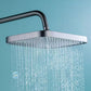 Bathroom Shower System Square Handheld Shower Head Wall Mounted Shower Trim Clearhalo 'Bathroom Remodel & Bathroom Fixtures' 'Home Improvement' 'home_improvement' 'home_improvement_shower_faucets' 'Shower Faucets & Systems' 'shower_faucets' 'Showers & Bathtubs Plumbing' 'Showers & Bathtubs' 6585941