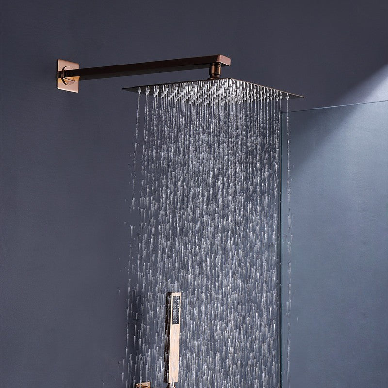 Modern Shower Combo Brass Adjustable Shower Head Temperature Control Shower Set Clearhalo 'Bathroom Remodel & Bathroom Fixtures' 'Home Improvement' 'home_improvement' 'home_improvement_shower_faucets' 'Shower Faucets & Systems' 'shower_faucets' 'Showers & Bathtubs Plumbing' 'Showers & Bathtubs' 6585980