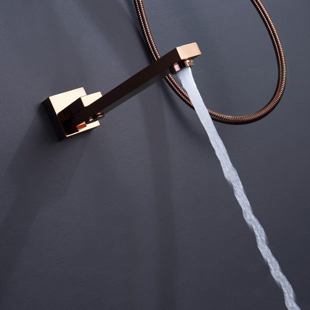 Modern Shower Combo Brass Adjustable Shower Head Temperature Control Shower Set Clearhalo 'Bathroom Remodel & Bathroom Fixtures' 'Home Improvement' 'home_improvement' 'home_improvement_shower_faucets' 'Shower Faucets & Systems' 'shower_faucets' 'Showers & Bathtubs Plumbing' 'Showers & Bathtubs' 6585985