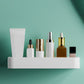 Contemporary Bathroom Accessories Hardware Set Aluminum Bath Shelf 16"L x 5"W x 2"H White 1 Piece Clearhalo 'Bathroom Hardware Sets' 'Bathroom Hardware' 'Bathroom Remodel & Bathroom Fixtures' 'bathroom_hardware_sets' 'Home Improvement' 'home_improvement' 'home_improvement_bathroom_hardware_sets' 6587916