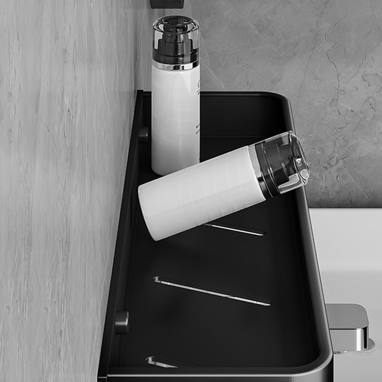 Contemporary Bathroom Accessories Hardware Set Aluminum Bath Shelf Clearhalo 'Bathroom Hardware Sets' 'Bathroom Hardware' 'Bathroom Remodel & Bathroom Fixtures' 'bathroom_hardware_sets' 'Home Improvement' 'home_improvement' 'home_improvement_bathroom_hardware_sets' 6587918