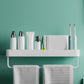 Contemporary Bathroom Accessories Hardware Set Aluminum Bath Shelf 20"L x 5"W x 5"H White 1 Piece Clearhalo 'Bathroom Hardware Sets' 'Bathroom Hardware' 'Bathroom Remodel & Bathroom Fixtures' 'bathroom_hardware_sets' 'Home Improvement' 'home_improvement' 'home_improvement_bathroom_hardware_sets' 6587921