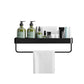 Contemporary Bathroom Accessories Hardware Set Aluminum Bath Shelf Clearhalo 'Bathroom Hardware Sets' 'Bathroom Hardware' 'Bathroom Remodel & Bathroom Fixtures' 'bathroom_hardware_sets' 'Home Improvement' 'home_improvement' 'home_improvement_bathroom_hardware_sets' 6587925