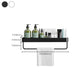 Contemporary Bathroom Accessories Hardware Set Aluminum Bath Shelf Clearhalo 'Bathroom Hardware Sets' 'Bathroom Hardware' 'Bathroom Remodel & Bathroom Fixtures' 'bathroom_hardware_sets' 'Home Improvement' 'home_improvement' 'home_improvement_bathroom_hardware_sets' 6587947