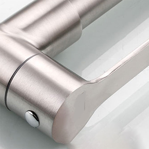 Modern Kitchen Faucet 1-Handle Bar Faucet without Soap Dispenser Clearhalo 'Home Improvement' 'home_improvement' 'home_improvement_kitchen_faucets' 'Kitchen Faucets' 'Kitchen Remodel & Kitchen Fixtures' 'Kitchen Sinks & Faucet Components' 'kitchen_faucets' 6588261