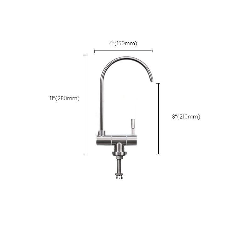 Modern Kitchen Faucet 1-Handle Bar Faucet without Soap Dispenser Clearhalo 'Home Improvement' 'home_improvement' 'home_improvement_kitchen_faucets' 'Kitchen Faucets' 'Kitchen Remodel & Kitchen Fixtures' 'Kitchen Sinks & Faucet Components' 'kitchen_faucets' 6588273