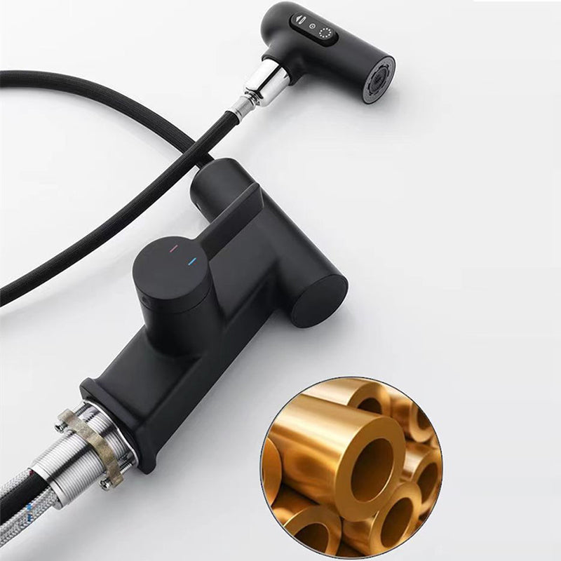 Contemporary Vessel Faucet Swivel Spout Faucet with One Lever Handle Clearhalo 'Bathroom Remodel & Bathroom Fixtures' 'Bathroom Sink Faucets' 'Bathroom Sinks & Faucet Components' 'bathroom_sink_faucets' 'Home Improvement' 'home_improvement' 'home_improvement_bathroom_sink_faucets' 6595025