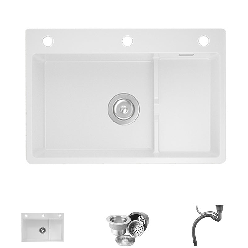 Modern Style Kitchen Sink Granite Kitchen Sink with Drain Assembly Sink Only None Clearhalo 'Home Improvement' 'home_improvement' 'home_improvement_kitchen_sinks' 'Kitchen Remodel & Kitchen Fixtures' 'Kitchen Sinks & Faucet Components' 'Kitchen Sinks' 'kitchen_sinks' 6595163